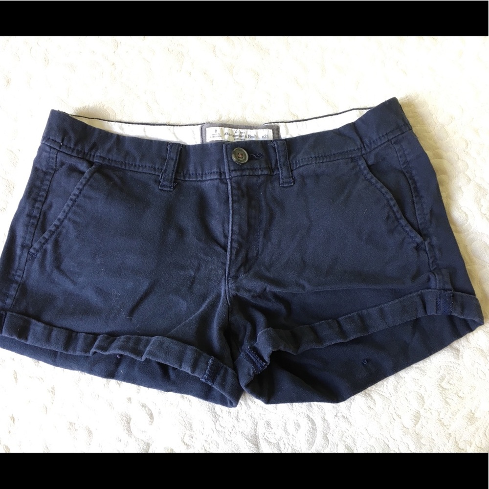 A&F khaki shorts